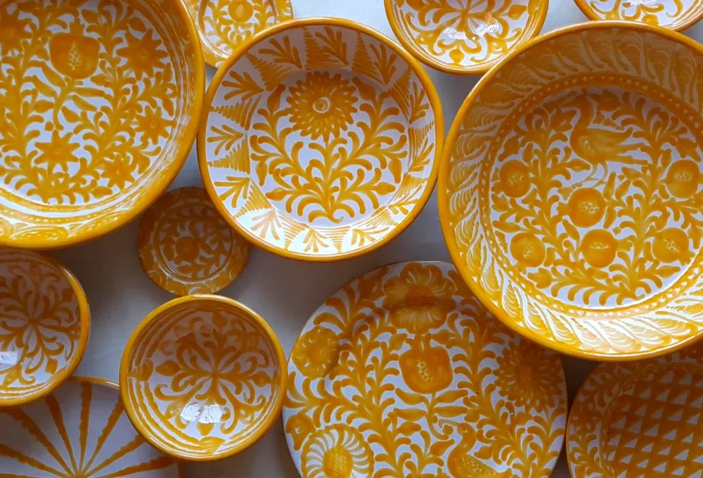 Fajalauza in Yellow — CASA PLETÓRICA — Handmade Spanish Ceramics